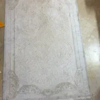 سه عدد فرش سفید رنگ ماشینی کاشمیر ترکیه