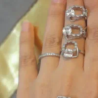 نیم ست نقره|جواهرات|قوچان, |دیوار