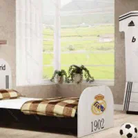 تخت و کمد نوجوان طرح رئال مادرید