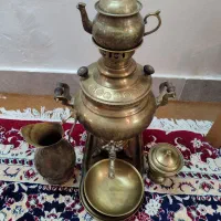 سماور برنجی قدیمی|کلکسیون اشیاء عتیقه|سبزوار, ولیعصر (نجار آباد)|دیوار