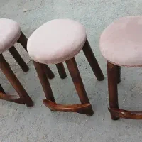 پاف های چوبی سنتی پاف صندلی|صندلی و نیمکت|رباط‌کریم, رباط‌کریم|دیوار