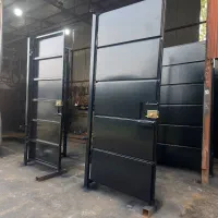 درب اهنی دروازه حیاط مدرن کیت کت|مصالح و تجهیزات ساختمان|طاهرگوراب, |دیوار