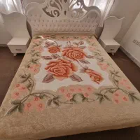 تختخواب ۲ نفره و دراور با کنار تختی