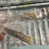 سرویس قاشق و چنگال کاملا نو ۹۲ پارچه|ظروف سرو و پذیرایی|لنگرود, |دیوار