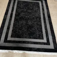 قالی مشکی طوسی