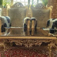 مبل مجلسی هفت نفره با یک جلومبلی|مبلمان خانگی و میز عسلی|اندیشه, اندیشه فاز ۳|دیوار