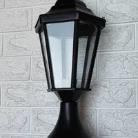 چراغ حیاطی فلزی رنگ کوره ای|لامپ و چراغ|تهران, نیروی هوایی (پیروزی)|دیوار