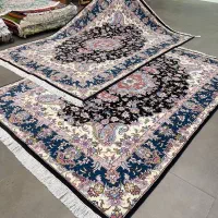 فرش دستباف (بساک)جفت ۶ م طرح سالاری گل ابریشم|فرش|مشکین‌دشت, |دیوار