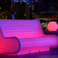 نیمکت شهری پلی اتیلن نورانی برقی چراغ دار led|صندلی و نیمکت|تهران, دریاچه شهدای خلیج فارس|دیوار