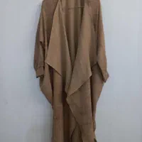 مانتو یقه آبشاری مزون دوزی شده