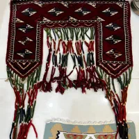 فرش دستباف قدیمی سردری عتیقه قدمت دار