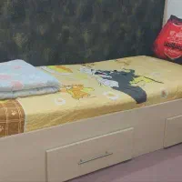 تخت نوجوان - کمد - ویترین - کتابخانه - بغل تختی|تخت و سرویس خواب|کاشان, دانش|دیوار