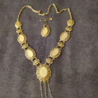 ست گردنبندوسوزن آبکاری شده