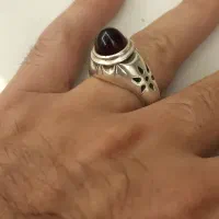 انگشتر نقره عقیق کهنه