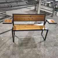 فروش نیمکت چوب فلز سفارشی