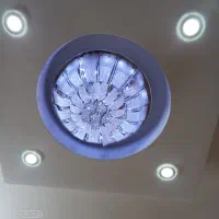 لوستر کریستالی کنترل دار|لوستر و چراغ آویز|تهران, مشیریه|دیوار