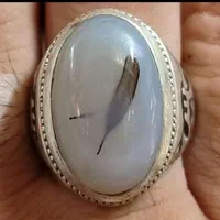 انگشتر نقره دستساز لسانی قلمزنی سنگ شجر|بدلیجات|تهران, نیروی هوایی (پیروزی)|دیوار