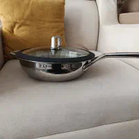 تابع استیل کف لیزری عرشیا تک دسته سایز 26|ظروف پخت‌وپز|شیراز, مسلم|دیوار