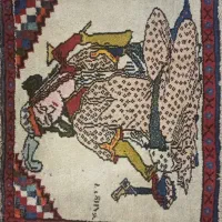 قالیچه دیوارکوب عتیقه