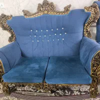 مبلمان ۹نفره همراه ۲ عدد میزبانی  فروش فوری