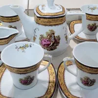 سرویس چینی لمونژ طرح لرشید