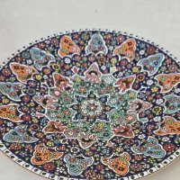 دیوارکوب مینا کاری شده مس و سفال