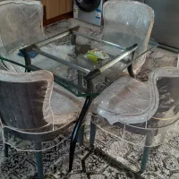 میز غذاخوری ۴نفره باصندلی راحتی|میز و صندلی غذاخوری|خرمدره, |دیوار