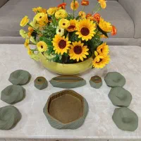 هفت سین دکوری ظروف پذیرایی سنگ مصنوعی