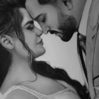 طراحی چهره سیاه قلم حرفه ای