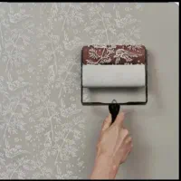 طرح کاغذ دیواری با رنگ