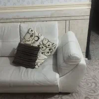 مبل چرم سفید