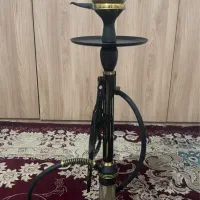 قلیان فلزی اسپرت استارباز مشکی طلایی|کلکسیون و سرگرمی|اصفهان, باغ فدک|دیوار