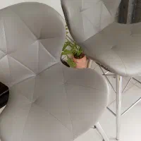 دو عدد صندلی اپن ، کانتر پایه فلزز