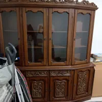 بوفه چوبی کلاسیک|بوفه، ویترین، کنسول|کرج, کیانمهر|دیوار