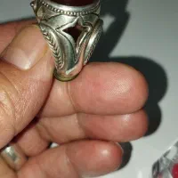 انگشتر نقره ممی سعادت و شجر قائنات