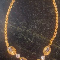 سینه ریز و گوشواره طلا