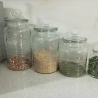 بانکه شیشه ای  دارای چهار سایز|ظروف نگهدارنده، پلاستیکی، یک‌بارمصرف|مشهد, حجاب|دیوار