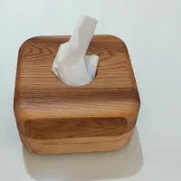 ظروف چوب روستیک جادستمال کاغذی اردوخوری سینی قندان