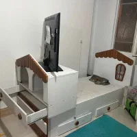 سرویس خوابه کودک و نوجوان|اسباب و اثاث بچه|قم, دروازه چوبی|دیوار