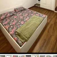 تخت دو نفره ام دی اف با تشک