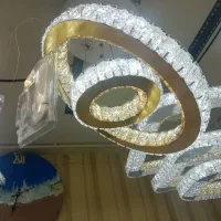 لوستر کریستالی کهکشانی ریموت دار|لوستر و چراغ آویز|کرج, گلشهر|دیوار
