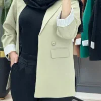 مانتو کتی پاییزه مازراتی رنگ پسته ای|لباس|بوکان, |دیوار