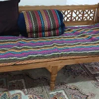 دوعدد تخت سنتی ۴نفره همرا باتشک وبالشت