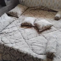 روتختی، تشک تک نفره، پتو گلبافت، دم فرشی، بالشت