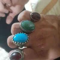 سه عدد انگشتر نقره|جواهرات|گرگان, |دیوار