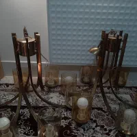 لوستر ۶ شاخه|لوستر و چراغ آویز|اندیشه, شهرک صدف|دیوار
