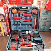 دریل پیچ گوشتی شارژی16ولت رونیکس ابزار کاملRS-8615