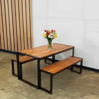 تولید ست میز و نیمکت رستورانی و کافه با 2سال ضمانت