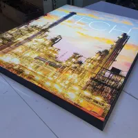 تابلو بکلایت لایت باکس فریم لس تکستایل چاپ یووی|خدمات پیشه و مهارت|اصفهان, ملک|دیوار