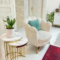 مبل صدفی سفید|مبلمان خانگی و میز عسلی|تهران, جوادیه|دیوار